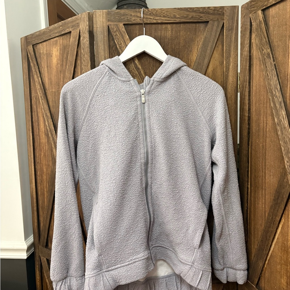 Kids Gray Fleece Jacket